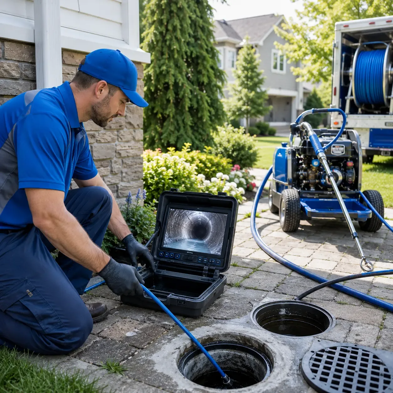 Outdoor drain cleaning professionals serving Gilbert, IA