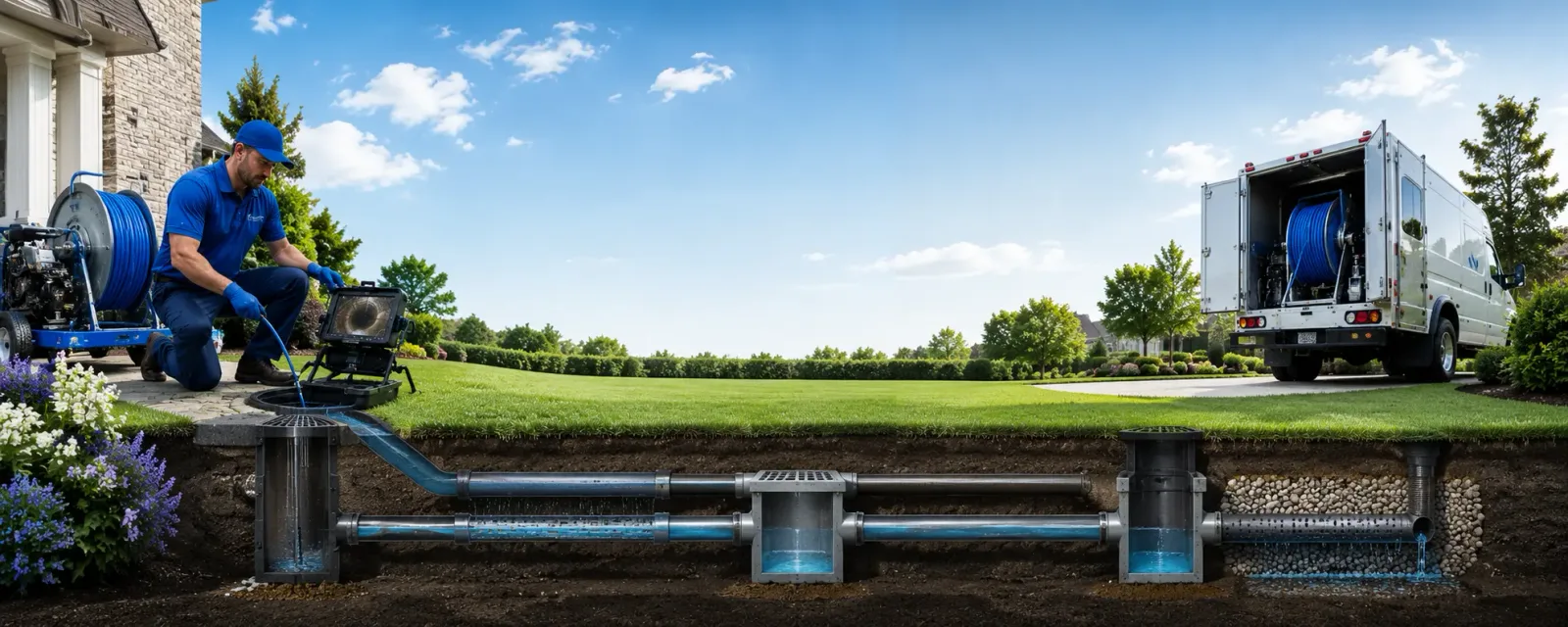 Outdoor drain cleaning information for Gilbert, IA